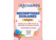 Inscriptions scolaires 2025/2026
