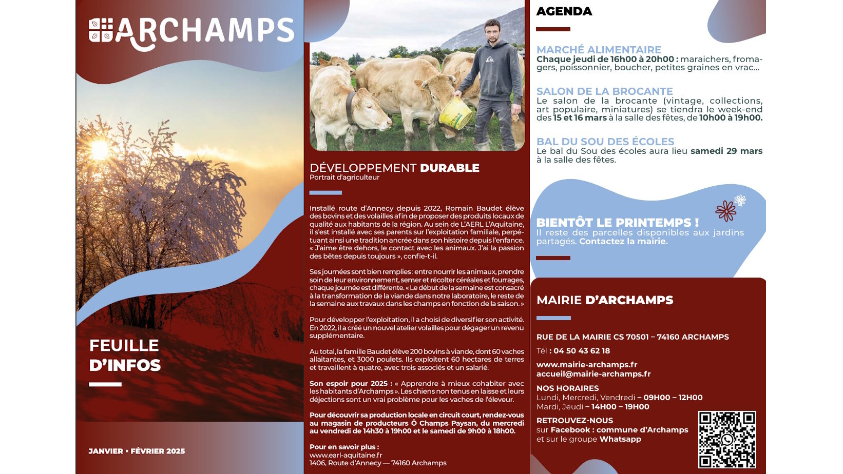 Feuille d'infos janvier - février 2025